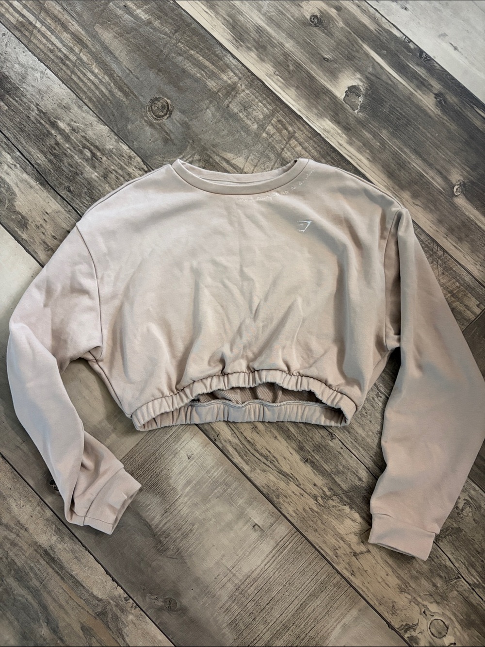 Gymshark x Whitney Simmons Cropped Crewneck Sweatshirt Size Small